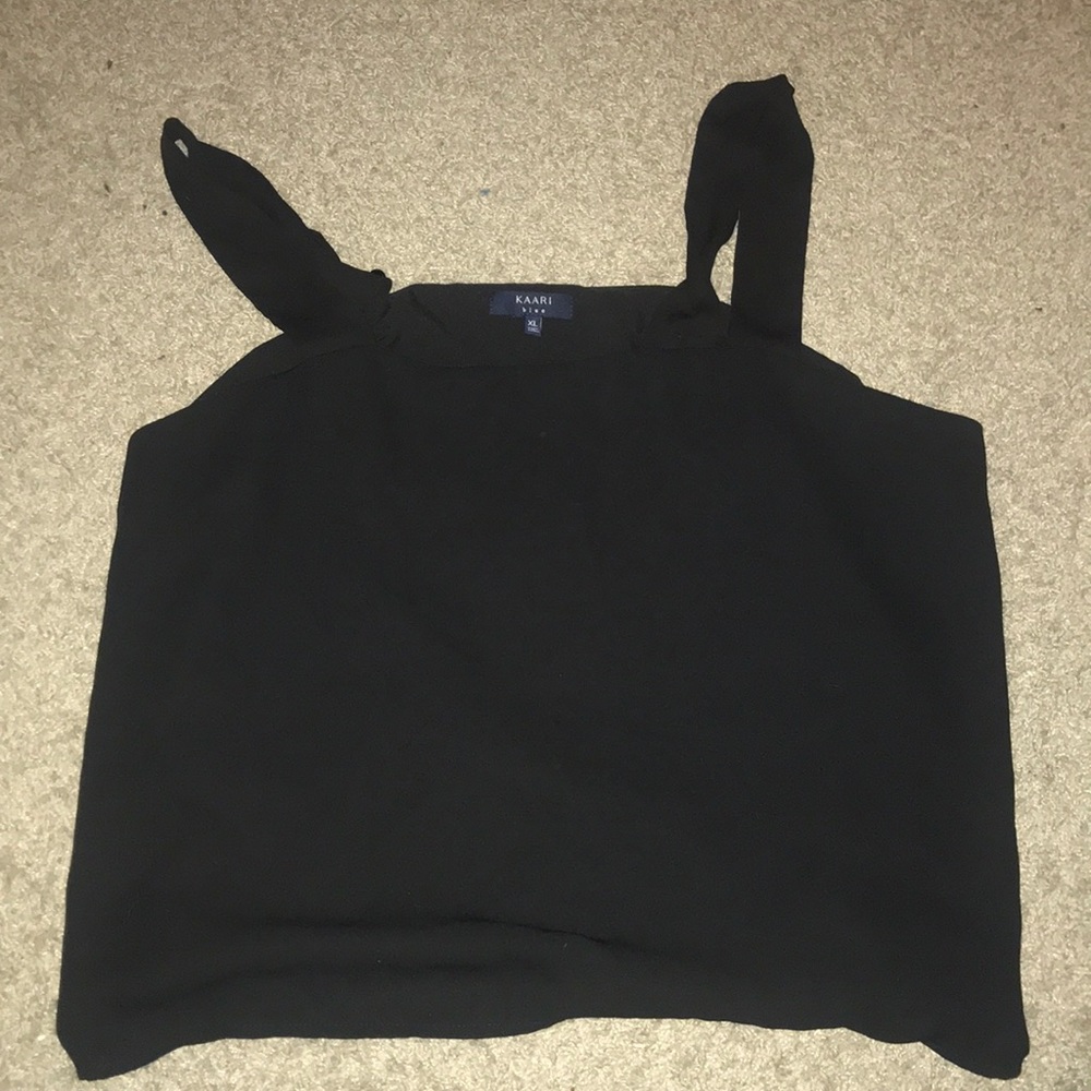 Kaari Blue Crop Top